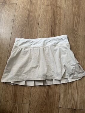 lululemon athletica white/cream athletic skort